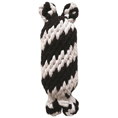 FANCY FELINE Large Super Braided Rope Man with Squeaker Dog Toy 9 in FA17610